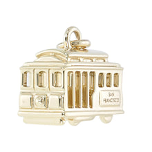 Gump's Signature Small Gold Cable Car Charm