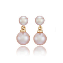 Gump's Signature Victoria Earrings in Pink Pearls