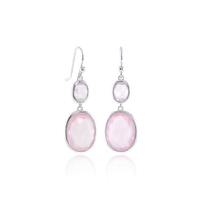 Gump's Signature Raindrop Earrings in Rose Quartz