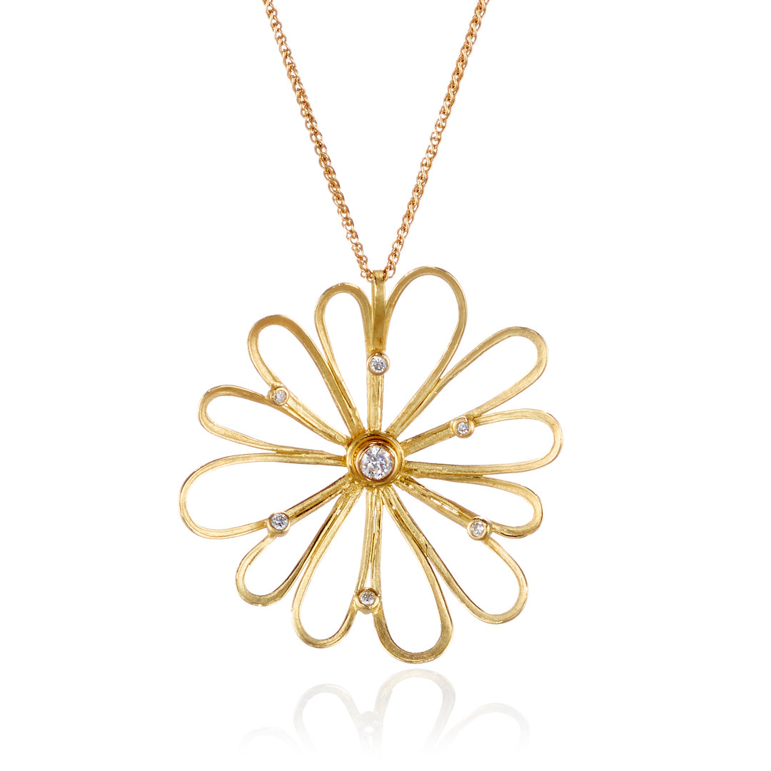 Barbara Heinrich Daisy Pendant Necklace