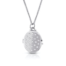 Carbon & Hyde White Gold Etoile Locket Necklace