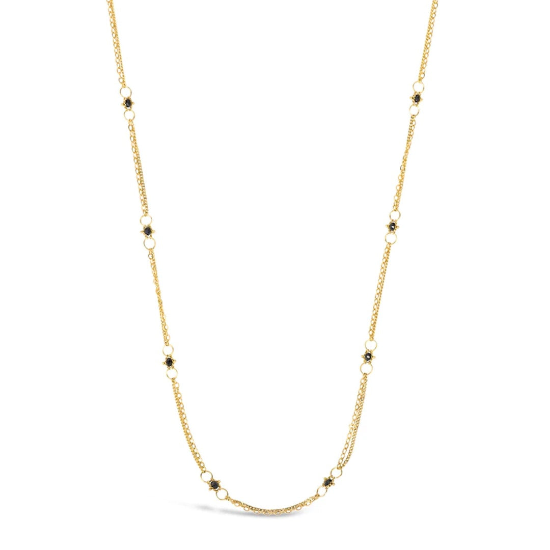 Amáli Black Diamond Whisper Chain Necklace