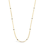 Amáli Black Diamond Whisper Chain Necklace