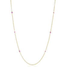 Gump's Signature Pink Sapphire Station Necklace