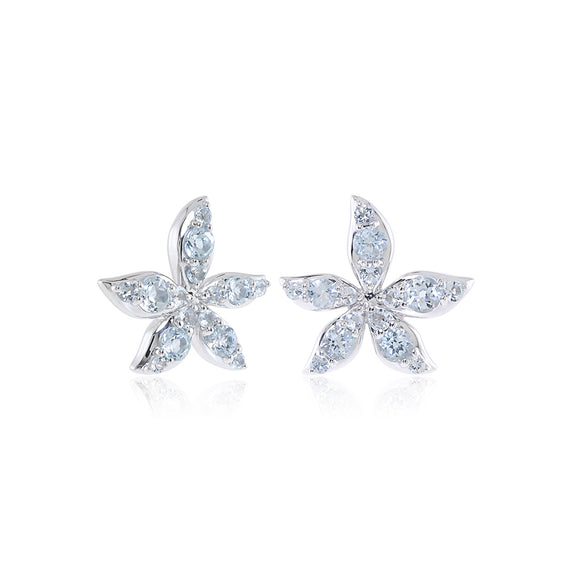 Gump's Signature Ava Earrings in Aquamarines