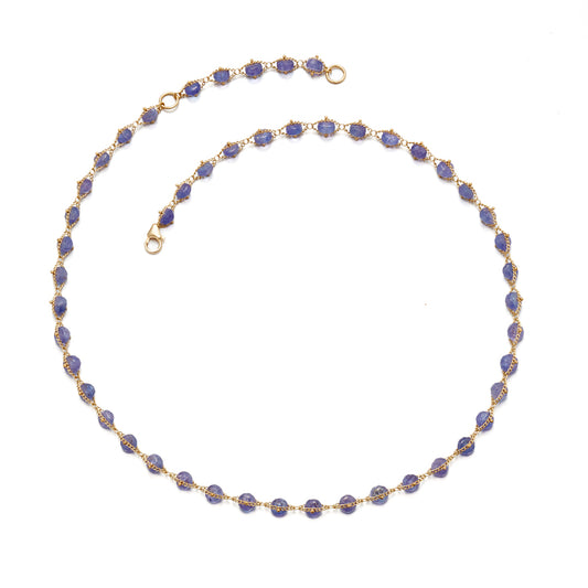 Amáli Woven Tanzanite Necklace