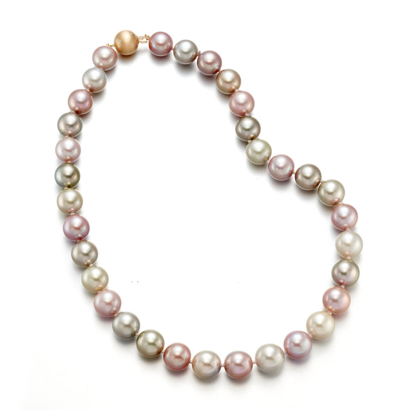 Gump's Signature Graduated Pastel Tahitian & Freshwater Pearl Necklace