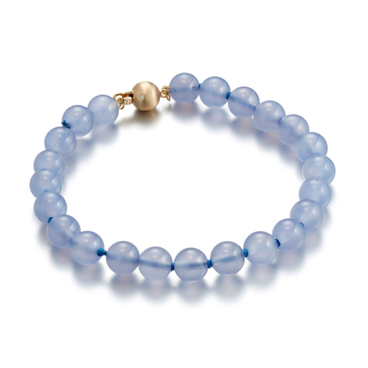 Gump's Signature Laguna Bracelet in Chalcedony & Diamonds