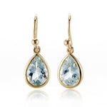 Gump's Signature Teardrop Earrings in Aquamarines