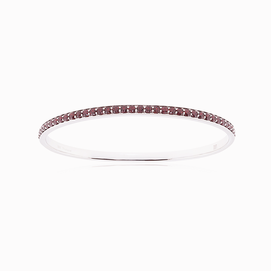 Gump's Signature Jenna Bangle in Garnets