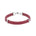 Gump's Signature Men's Double Braided Leather Bracelet, Red