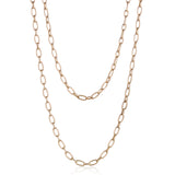 Oval Link Long Necklace