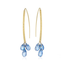 Barbara Heinrich Kyanite Navette Earrings