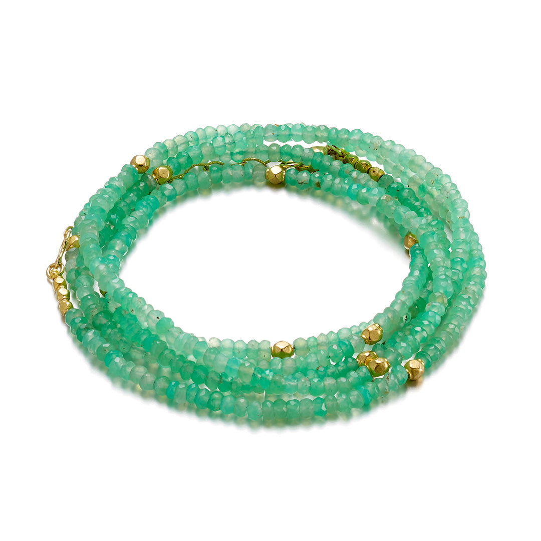 Barbara Heinrich Chrysoprase Five-Wrap Bracelet