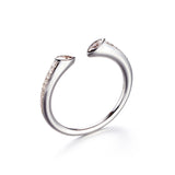 Diamond Open Cuff Ring