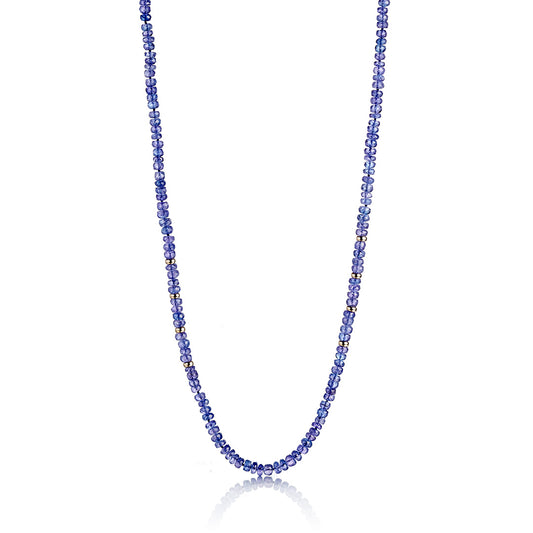 Tanzanite Rope Necklace