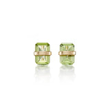 Melissa Joy Manning Bezel-Wrapped Peridot Stud Earrings
