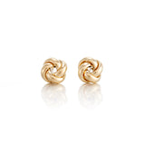 Petite Gold Knot Earrings