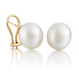 Gump's Signature 13mm White South Sea Pearl Earrings