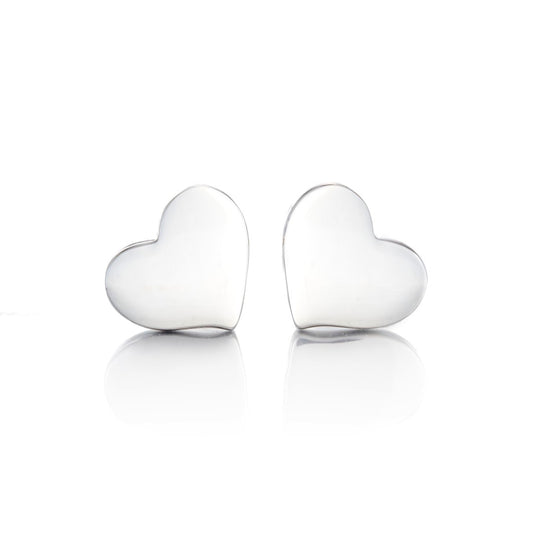 Silver Heart Earrings