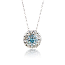 Gump's Signature Evil Eye Pendant Necklace in Blue & White Topaz