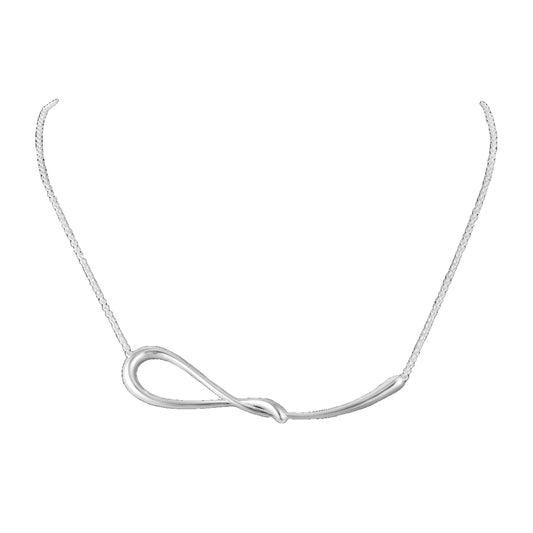 Georg Jensen Mercy Pendant Necklace in Silver