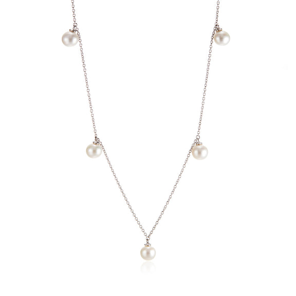 Gump's Signature Five-Station Pearl Drop Necklace