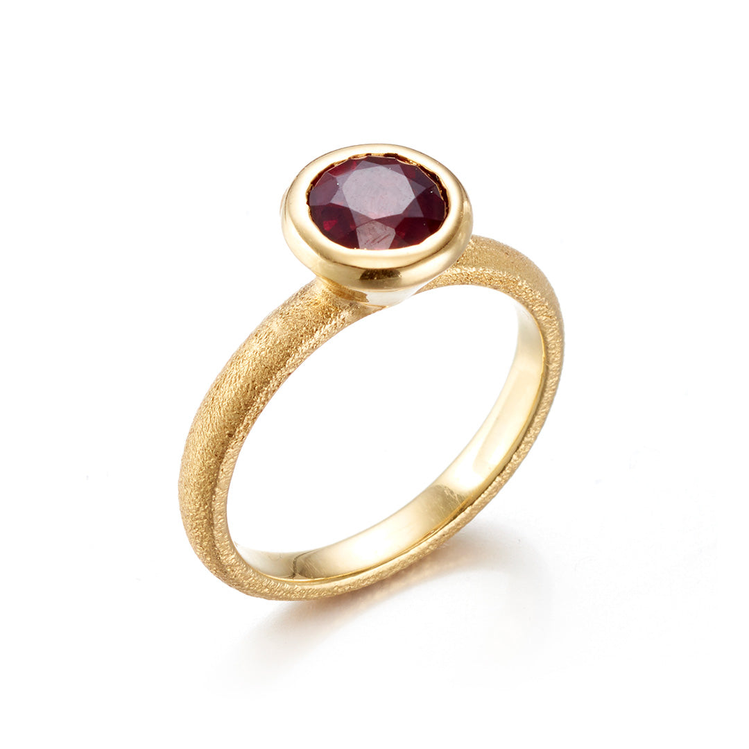 Rhodolite Garnet Aspen Ring