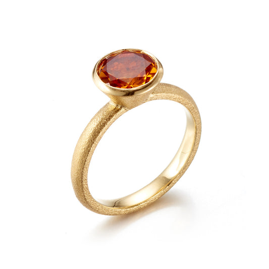 Orange Citrine Aspen Ring