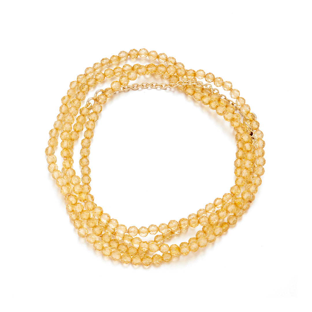 Gump's Signature Citrine Wrap Bracelet