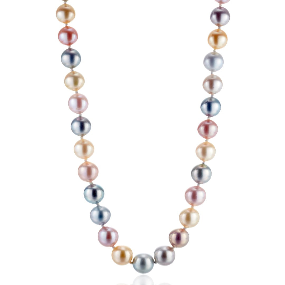 11-12.5mm Multi-Color Pastel Tahitian Pearl Necklace