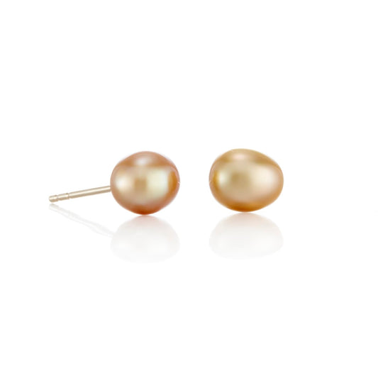 Gump's Signature 6mm Golden Keshi South Sea Pearl Earrings