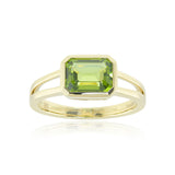 Gump's Signature Rectangular Ring in Peridot