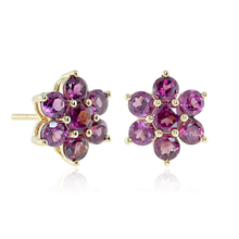 Gump's Signature Aurora Earrings in Garnets