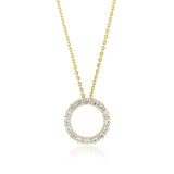 Diamond Eternity Pendant Necklace