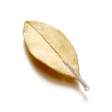 Aaron Henry Magnolia Leaf Brooch