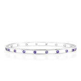 Carousel Bangle in Amethyst