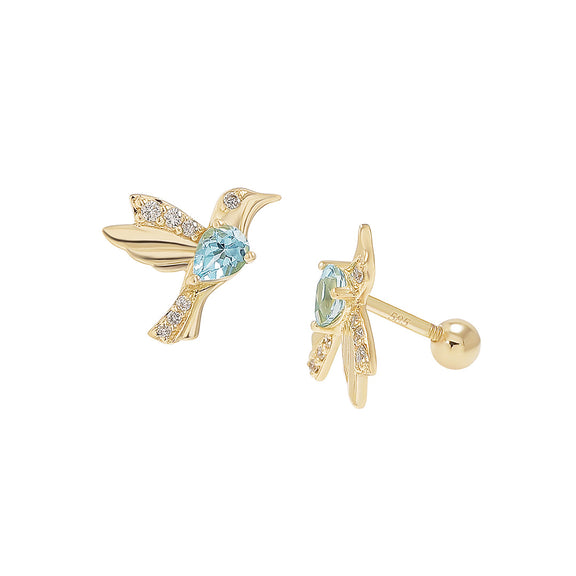 Gump's Signature Child's Hummingbird Stud Earrings