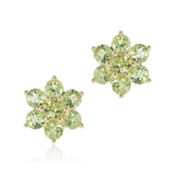 Aurora Earrings in Peridots