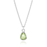 Gump's Signature Peridot Teardrop Pendant Necklace