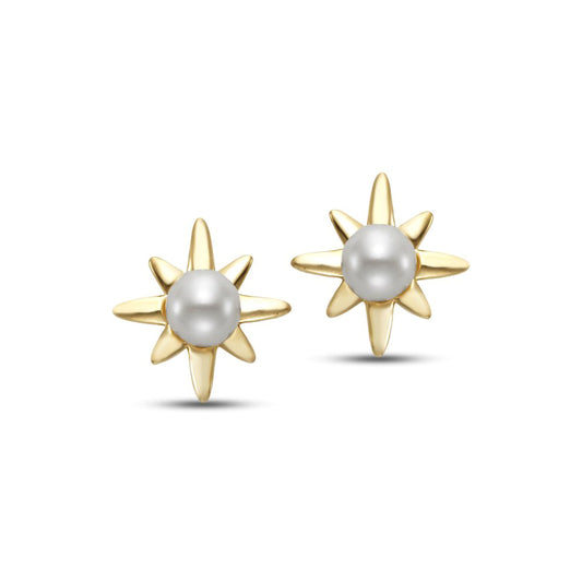 Pearl Starburst Earrings