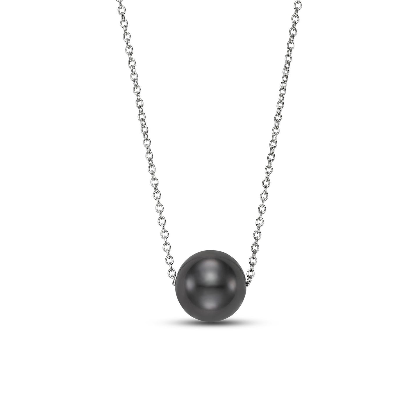 Tahitian Pearl Slide Pendant Necklace