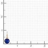 Empress Earrings in Lapis & Diamonds