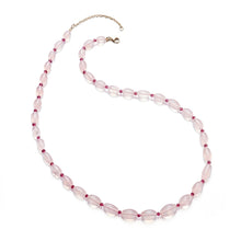 Gump's Signature Rose Quartz & Garnet Bead Necklace