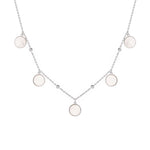 Gump's Signature Diamond & Mother-of-Pearl Pendant Necklace