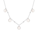 Gump's Signature Diamond & Mother-of-Pearl Pendant Necklace