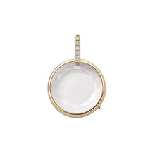 Loquet London Lyra Round Diamond Locket