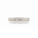 Adel Chefridi Diamond Platinum Stepping Stone Band
