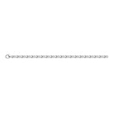 Gump's Signature Men's Silver Flat Link Bracelet