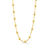 Gold Beaded Ball Chain